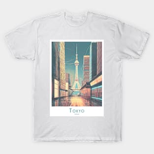 Japan - Tokyo Skyline T-Shirt